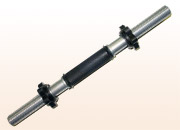 Гриф гантельный Титан d 26 мм обрезиненная ручка/гайка L400 мм