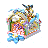 Детский батут надувной Пчелиный домик