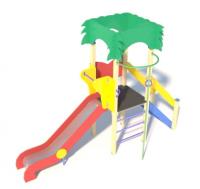 Детский игровой комплекс серии джунгли Рио Н-1200 (металлический скат) ДИО 02080