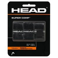 Овергрип Head Super Comp (ЧЕРНЫЙ), 285088-BK, 0.5 мм, 3 шт, черный