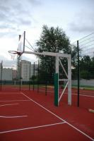 Стойка Г-образная баскетбольная уличная стационарная вынос 3,25 м IMP-A160