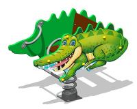 Качалка на пружине «Крокодил У1»