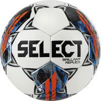Мяч футбольный SELECT Brillant Replica V22 812622-001, р.5, 32пан., гл.ПВХ, маш.сш,