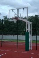Стойка Г-образная баскетбольная уличная стационарная вынос 2,25 м IMP-A159