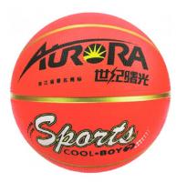 Мяч баскетбольный AURORA Sports, размер 7, материал-резина, оранжево-золотистый SG5507			