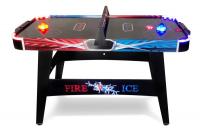 Игровой стол - аэрохоккей Fire & Ice 4 ф
