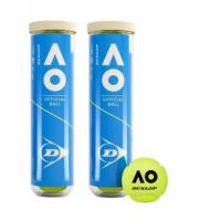 Мячи для большого тенниса Dunlop Australian Open, упаковка из 2х банок по 4мяча, ITF
