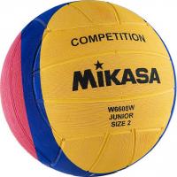 Мяч для водного поло MIKASA W6608W р.2, jun, резина, вес 300-320 г, дл. окр. 58-60 см
