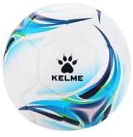 Мяч футбольный KELME Vortex 18.2, Размер 5, Цвет Бело-синий