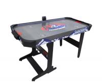Игровой стол – аэрохоккей с подсветкой DFC Championship 53" 135 х 65 см, складной, черный