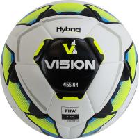Мяч футбольный VISION Mission, FV321074,р.4, FIFA Basic,PU, гибрид.,бел-мультикол