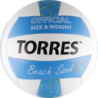 Мяч волейбольный пляжный TORRES Beach Sand Blue V30095B