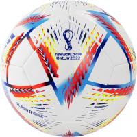Мяч футбольный  ADIDAS WC22 Rihla Training H57798, р.5, 12 пан., ТПУ, машинная сшивка