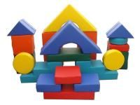 Набор детский строительный для детских комнат из 20 предметов