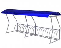 Велопарковка с навесом ВП-26 "Техно VP6"
