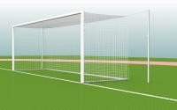 Ворота футбольные алюминиевые FIFA 7.32 х 2.44 м. бетонируемые в стаканы (пара) IMP-A427
