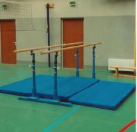 Брусья гимнастические мужские массовые (жерди стеклопластиковые) IMP-A44