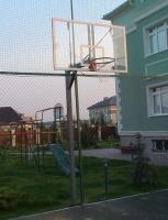 Стойка баскетбольная Г-образная уличная стационарная вынос 1,2 м IMP-A158