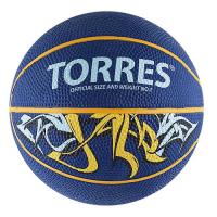 Мяч баскетбольный сувенирный TORRES Jam B00041, р.1, диам.12 см