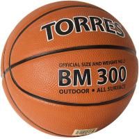 Мяч баскетбольный TORRES BM300 B02013, р.3, резина, нейлон. корд, бут. камера