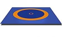 Борцовский ковер трехцветный 12х12 м (толщина матов 5 см) BK3M UWW