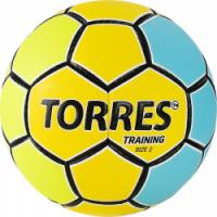 Мяч гандбольный TORRES Training H32152/H32153, р.2/р.3, ПУ, 4 подкл. слоя, руч. сшивка