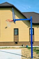 Стойка баскетбольная вынос 1,2м бетонируемая, для улицы (разборная, регулируемая по высоте) IMP-A538