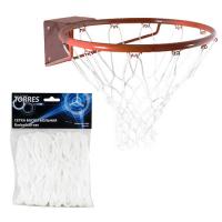  Сетка баскетбольная TORRES SS11055, ПП, 4 мм, дл. 0,55 м, вес 50 гр., белая