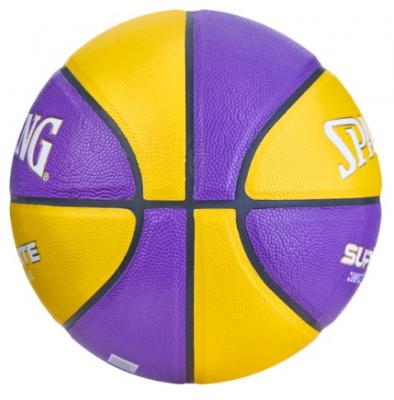 Мяч баскетбольный Spalding Super Flite, Цвет Желто-фиолетовый