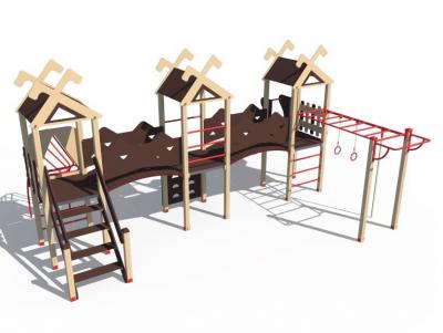Игровой комплекс серии Лесная долина Н-1200 ДИО 06030