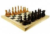 Шахматы Гроссмейстерские деревянные фигуры с доской 420х420мм 02-16PN / 02-116PN
