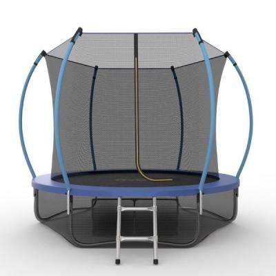 Батут EVO JUMP Internal + Lower net 10ft с внутренней сеткой и лестницей + нижняя сеть