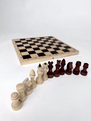 Шахматы обиходные парафинированные с доской 290*145*38 (Арт. Р-4)