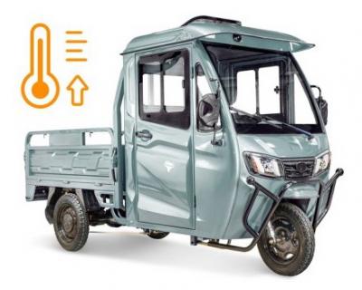 Грузовой электротрицикл Rutrike КАРГО Кабина обогрев 1500 60V1000W