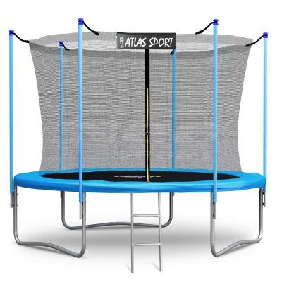 Батут Atlas Sport 252 см (8ft) с внутренней сеткой и лестницей