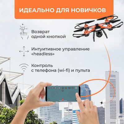 Радиоуправляемый квадрокоптер HIPER "WIND FPV"