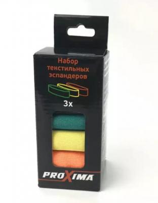 Набор текстильных эспандеров Proxima (3шт.) PB82802