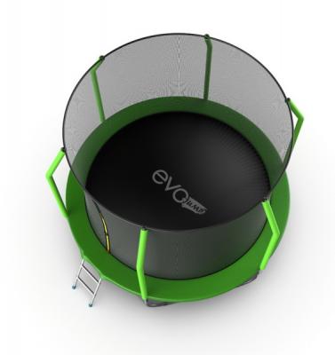 Батут EVO Jump Cosmo 10ft Lower net с внутренней сеткой и лестницей + нижняя сеть