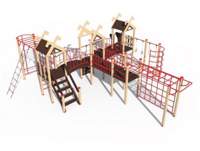 Игровой комплекс серии Лесная долина Н-1200 ДИО 06040