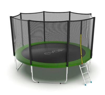 Батут EVO JUMP External 12ft с внешней сеткой и лестницей