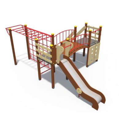 Детский игровой комплекс серии Браун Н-1200 ДИО 04010 / ДИО 04011