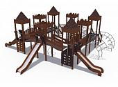 Детский игровой комплекс Сити с тремя горками (металлический скат,Н-1200 и 1500) ДИО 13072.1