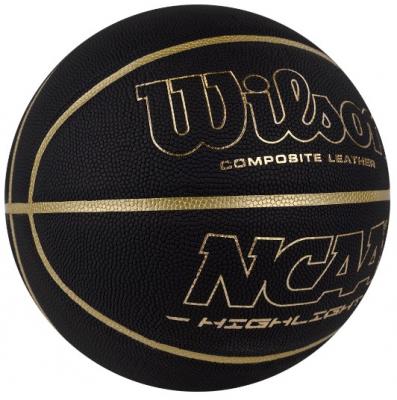 Мяч баскетбольный Wilson NCAA Highlight Gold WTB067519XB07, размер 7