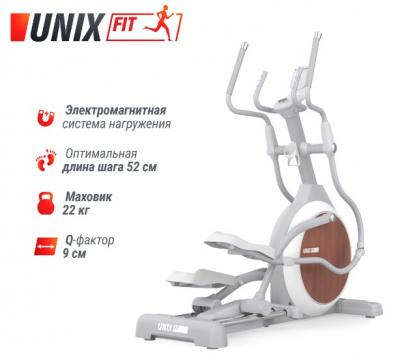 Эллиптический тренажер UNIX Fit MV-850 (Auto Incline) Wood