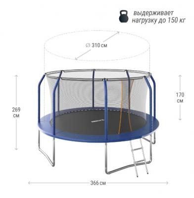 Батут UNIX Line SUPREME BASIC 12 ft