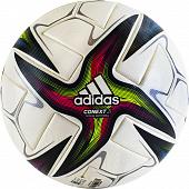 Мяч футбольный ADIDAS Conext 21 PRO арт.GK3488, р.5, 6 п, FIFA PRO, ПУ, термосш, мультиколор