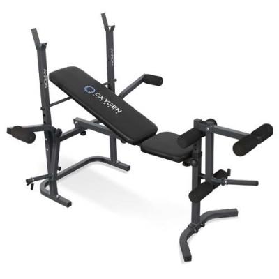 OXYGEN FITNESS AKRON Скамья силовая черная