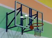 Ферма баскетбольная для игрового щита настенная, вынос 1,2 м 2.42.12