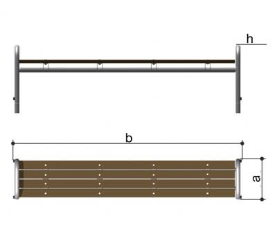 Скамья (пластик) Romana 302.04.00