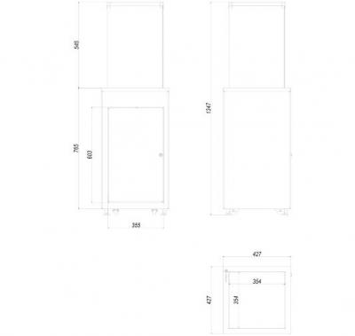 Газовый нагреватель PATIO MINI/M/G31/37MBAR/S - сталь, с ручным управлением 91182